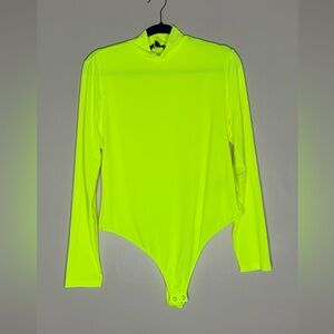 Apt. 9 Bright Yellow Long Sleeve Bodysuit